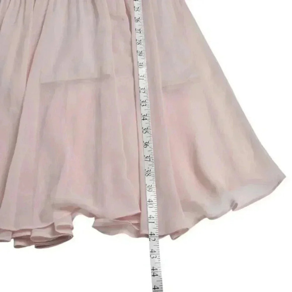 Aritzia Wilfred Daphnee Dress Pink Balletcore Flowy Tank  Midi Pleated Size XXS - Picture 15 of 16
